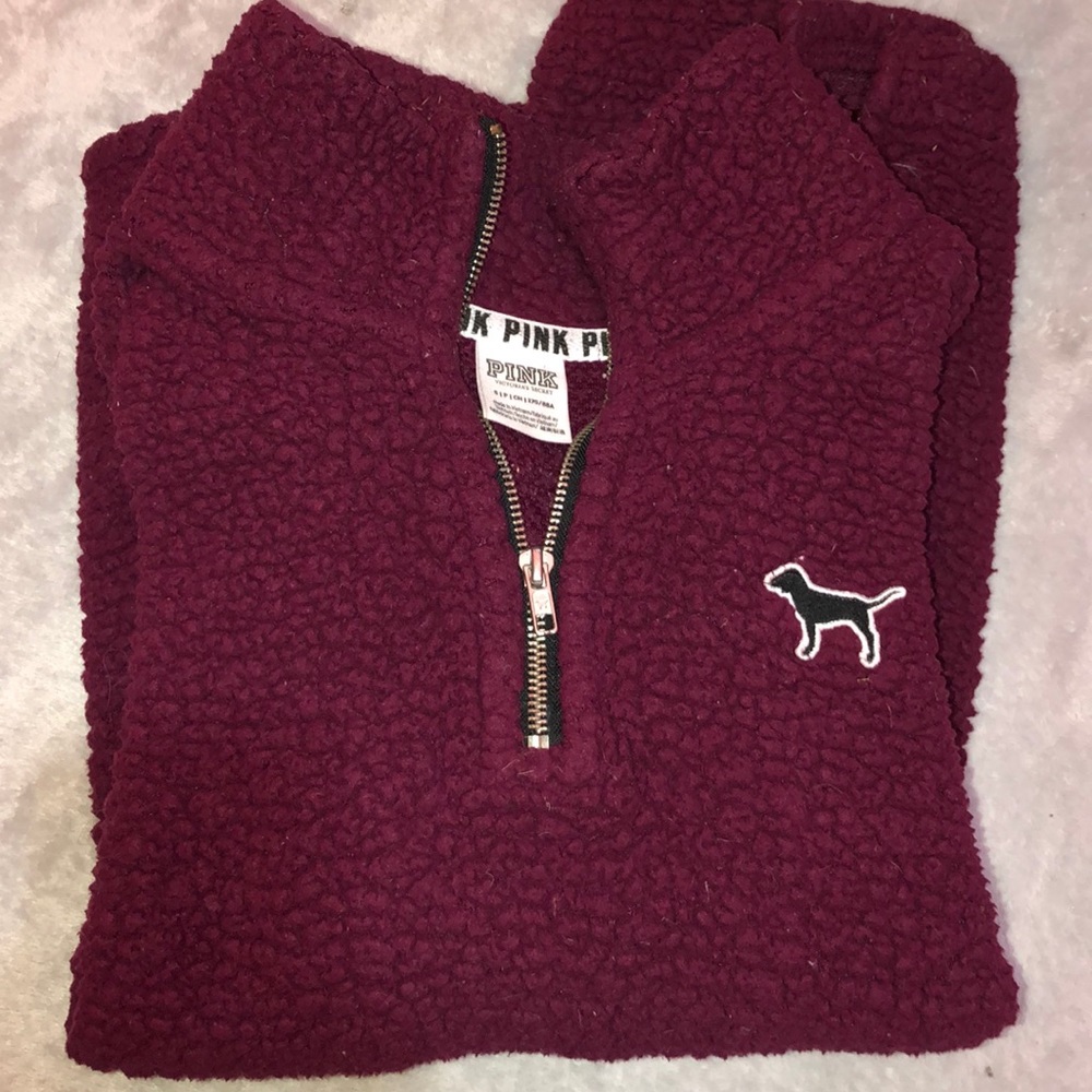 PINK Sherpa sweatshirt